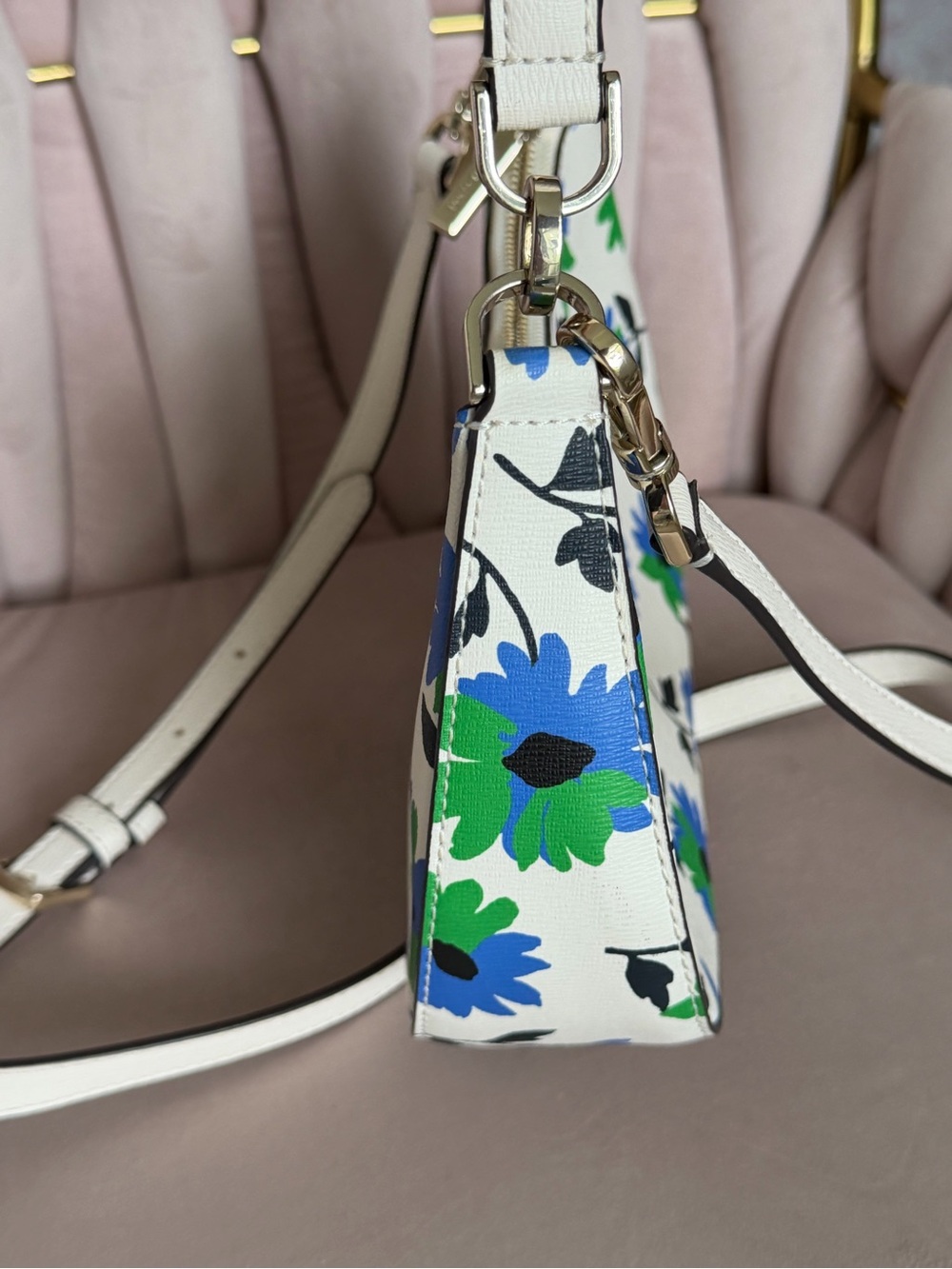 Kate Spade ♠️ Kristi Park Posies Shoulder Bag Crossbody - Picture 3 of 16